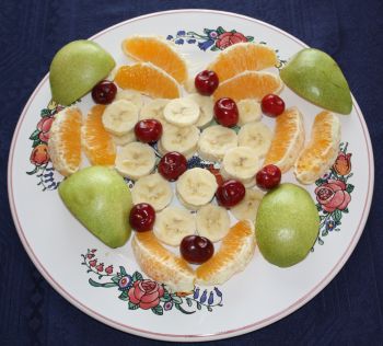 coeur en fruits