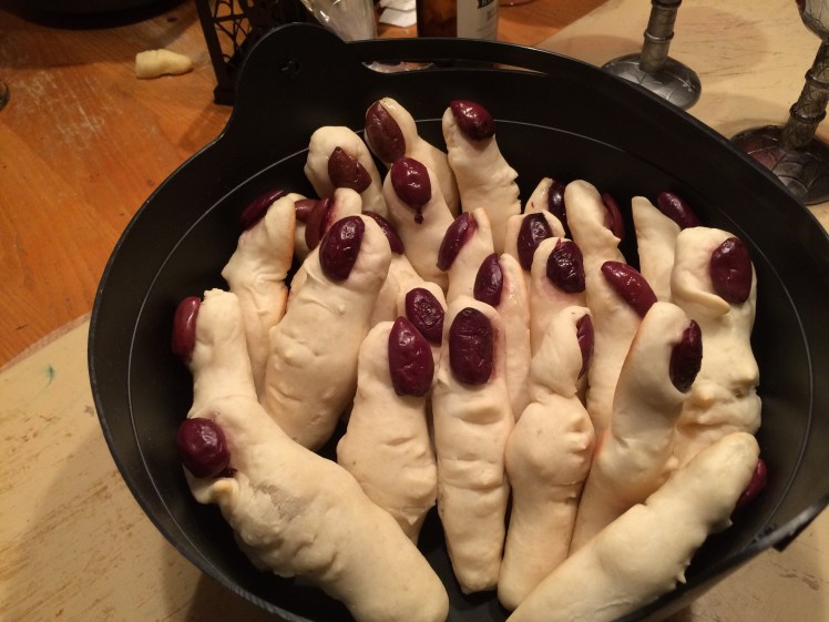 Doigts en pain à l'ail