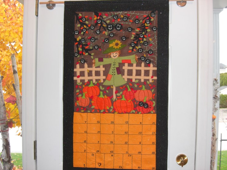 Le calendrier d'Halloween