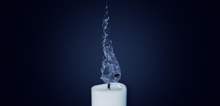 Bougie d'eau